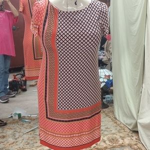 Musette Sassy & Adorable Geometric design Dress, Sz 8; Like New NWOT